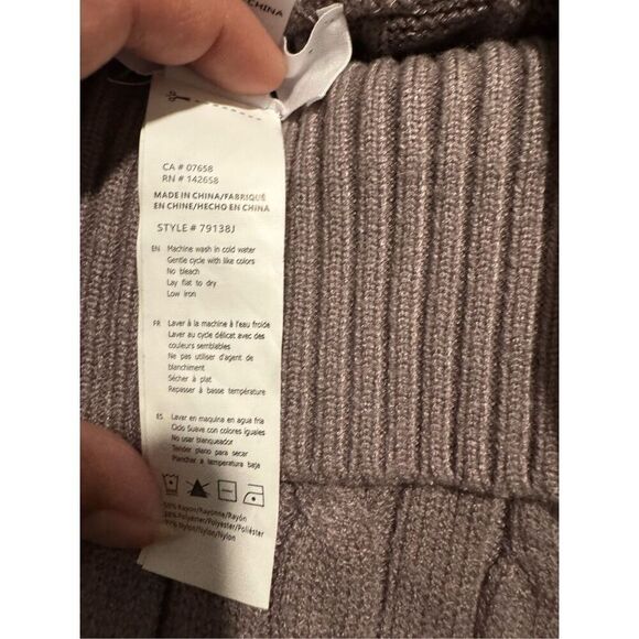 Blink brown knit chunky pants M - Picture 2 of 6